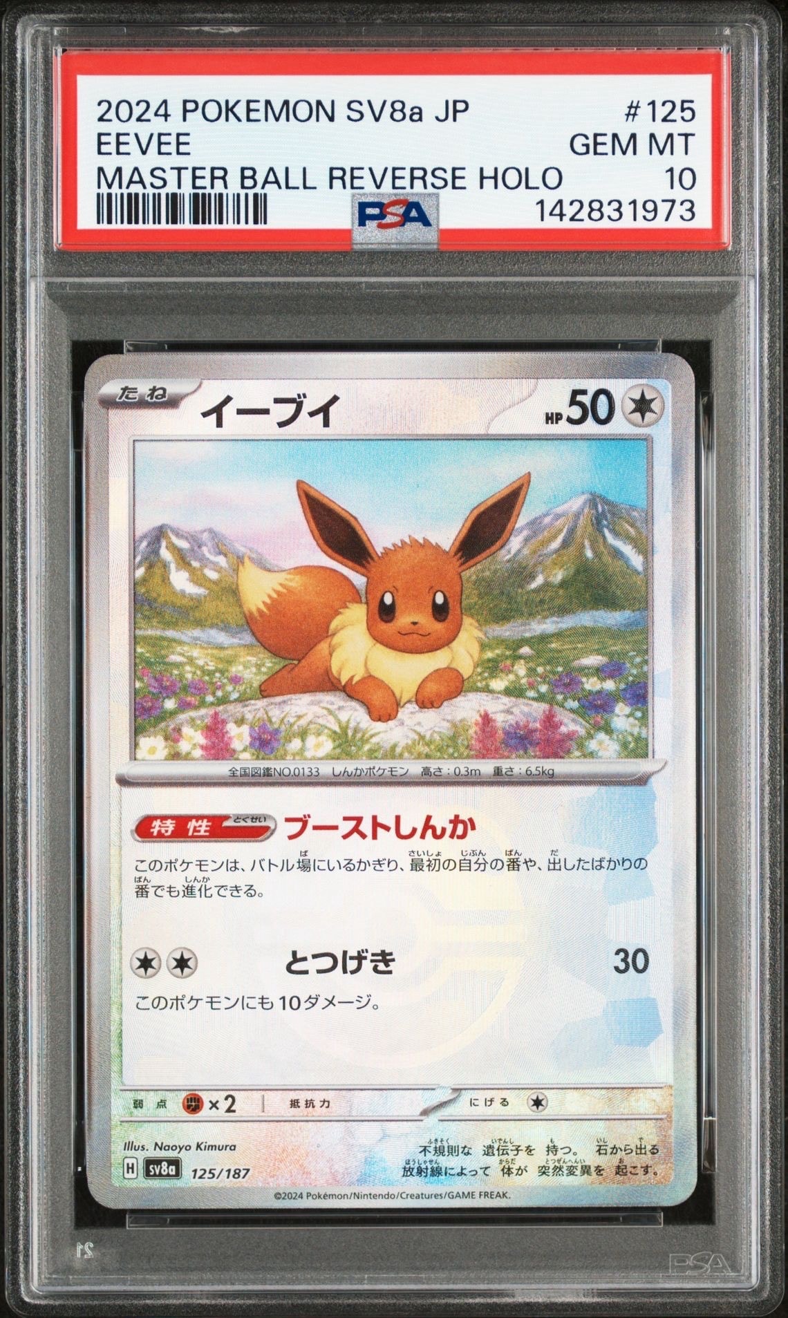 イーブイ :マスターボールミラー [SV8a 125/187](ハイクラスパック