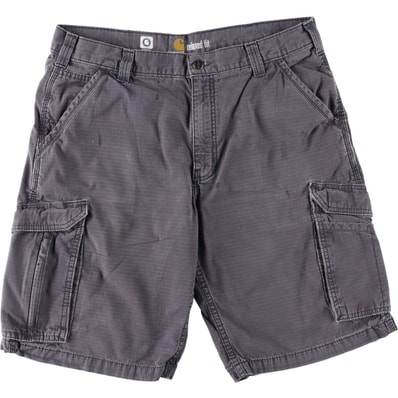 古着 カーハート Carhartt RELAXED FIT リップストップカーゴショーツ ハーフパンツ メンズw36相当/eaa647865