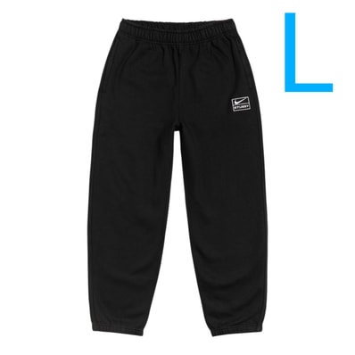 Stussy x Nike Stone Washed Fleece Pant "Black" (US Size) FN5235-010