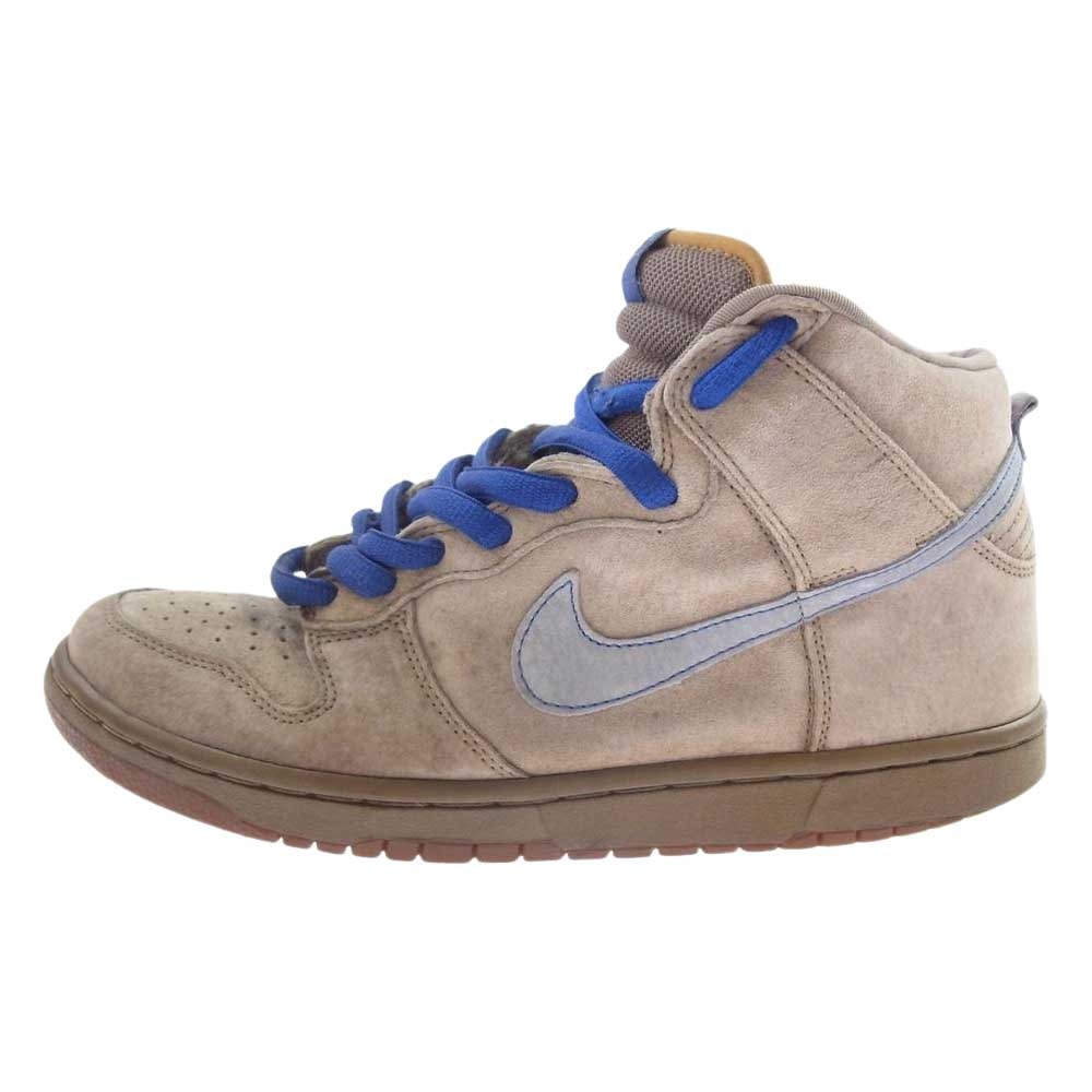 NIKE ナイキ スニーカー 305050-241 SB Dunk High Pro Iron ダンク ハイ プロ アイアン スニーカー IRON/SPORT ROYAL-WHITE 28cm【中古】