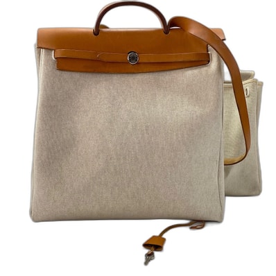 エルメス HERMES エールバッグGM ショルダーバッグ トワルアッシュ【中古】