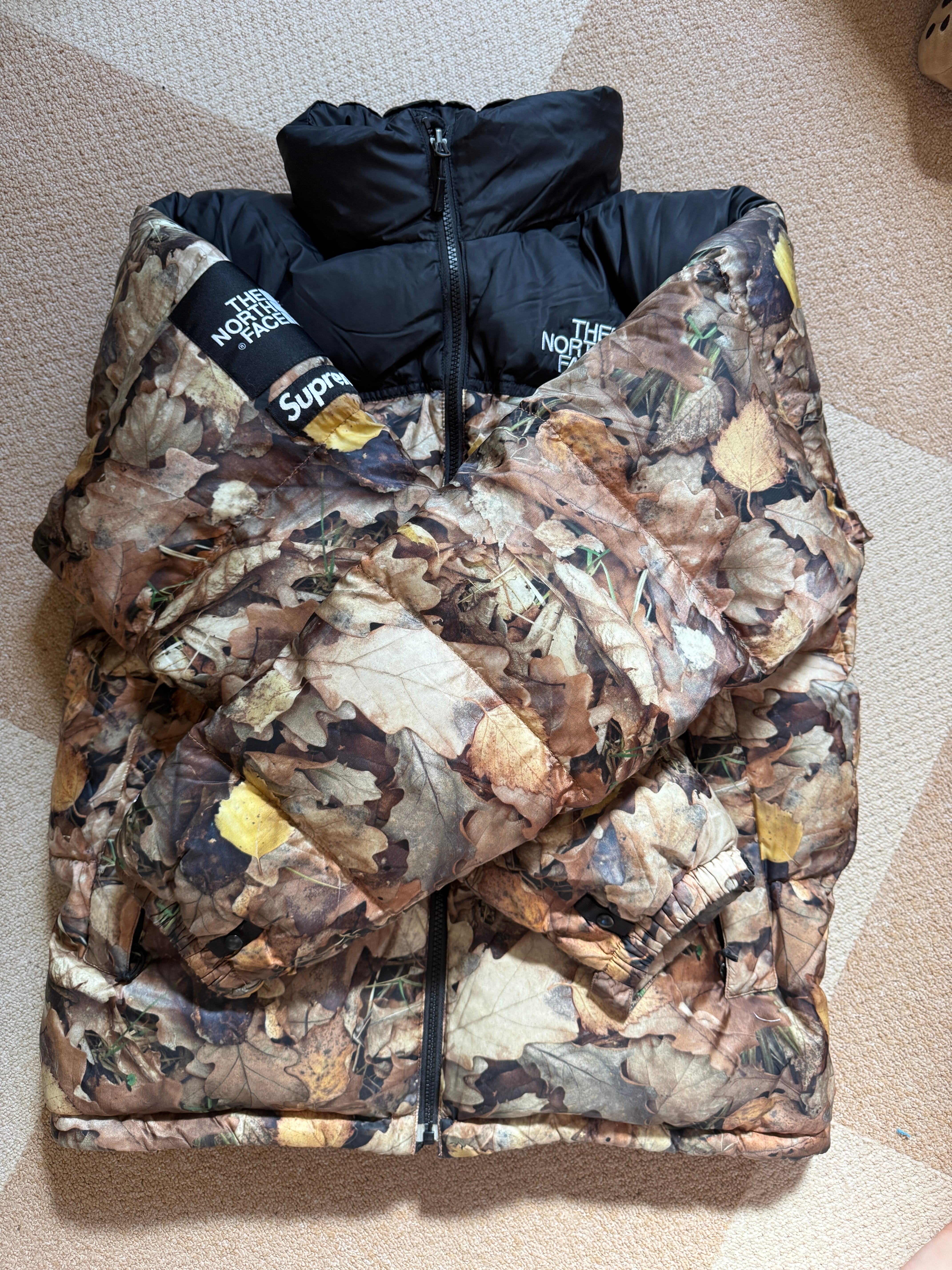 Supreme x The North Face Leaves Nuptse Jacket "Leaves"