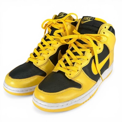 未使用品 ナイキ ハイカットスニーカー DUNK HIGH LE ブラック