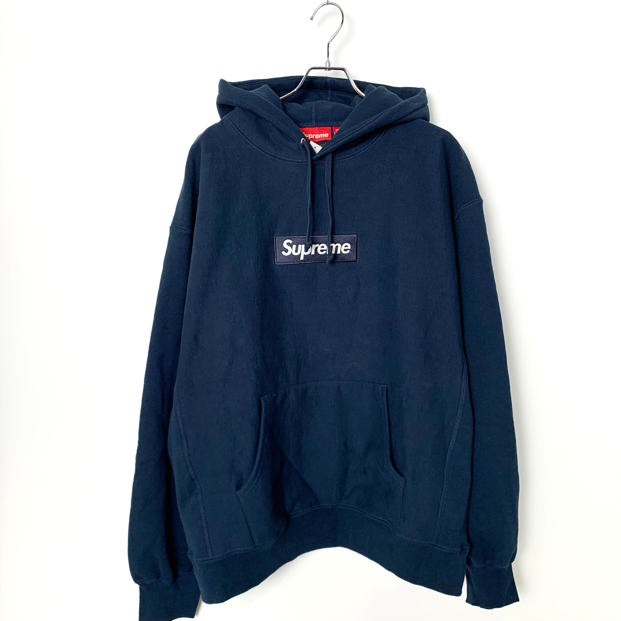 Supreme Box Logo Hooded Sweatshirt (25FW) "Navy"