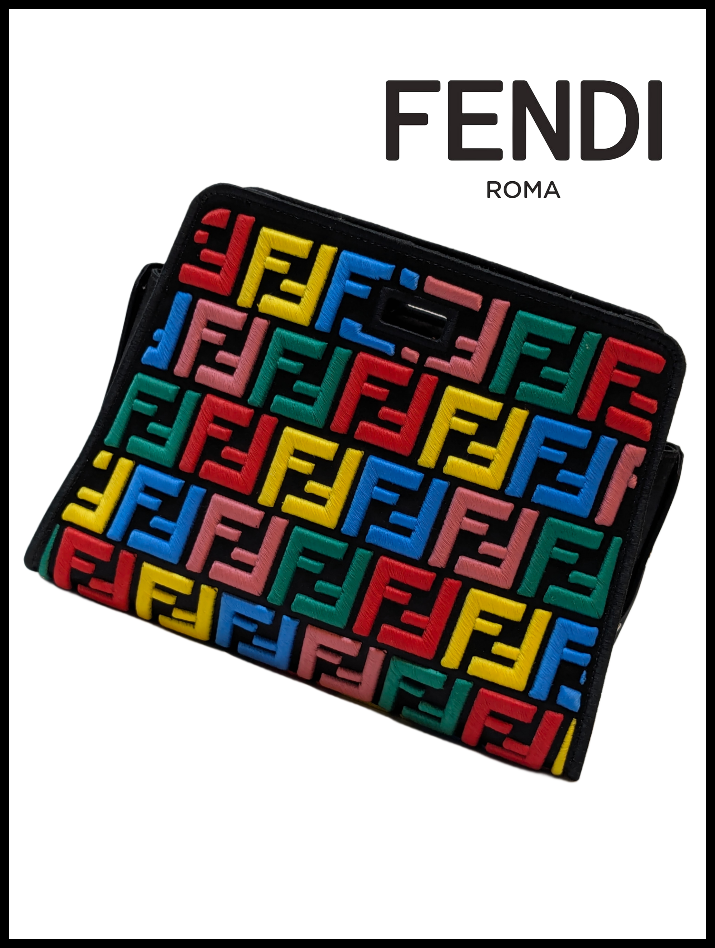 フェンディ FENDI ピーカブーディフェンダー バッグカバー サテン