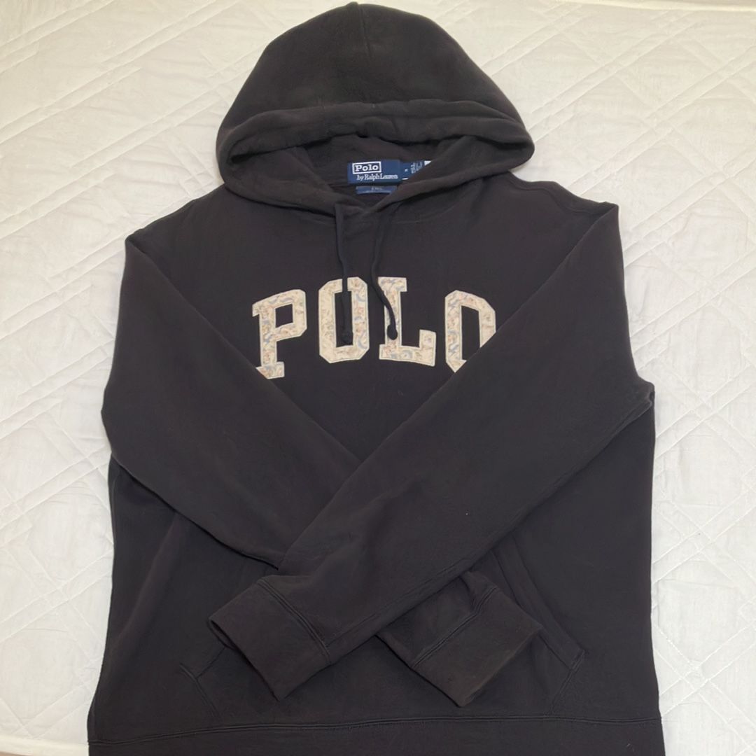 Polo Ralph Lauren x END. 'Baroque' Logo Popover Hoody "Black Raven"