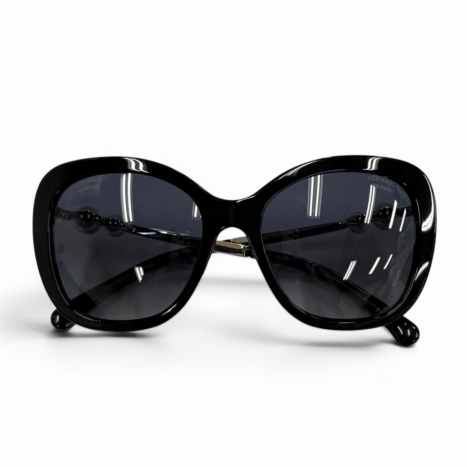 良品 シャネル サングラス ブラック レディース 55□18 140 5339-H-A