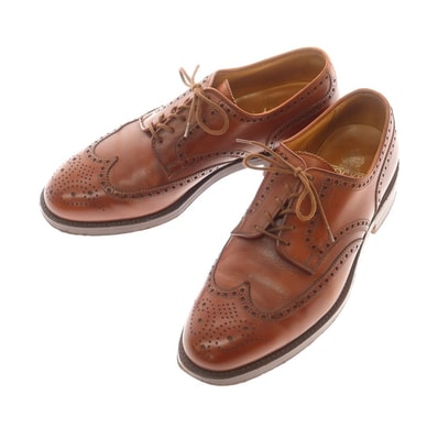 【中古】クロケットアンドジョーンズ CROCKETT&JONES CARDIFF ウイングチップ ドレスシューズ ブラウン【サイズ6 E】【メンズ】