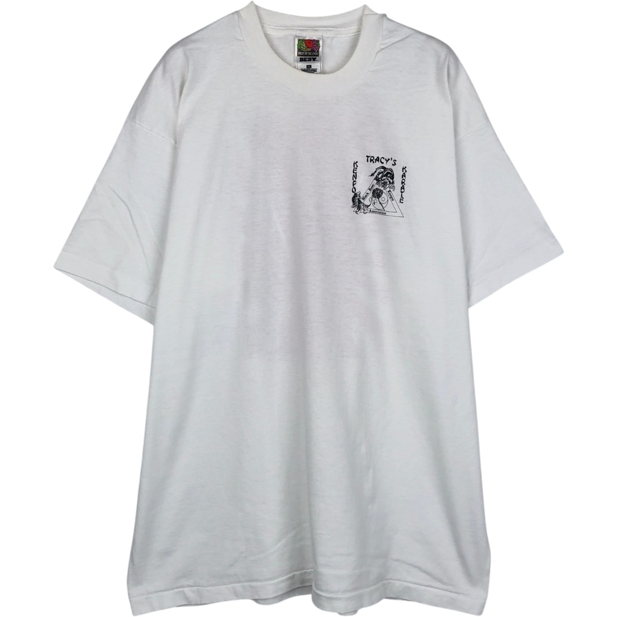 古着 00年代 フルーツオブザルーム FRUIT OF THE LOOM 国旗柄 プリントTシャツ メンズXL相当/eaa648468