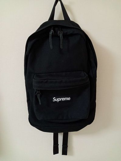 Supreme Canvas Backpack "Black"