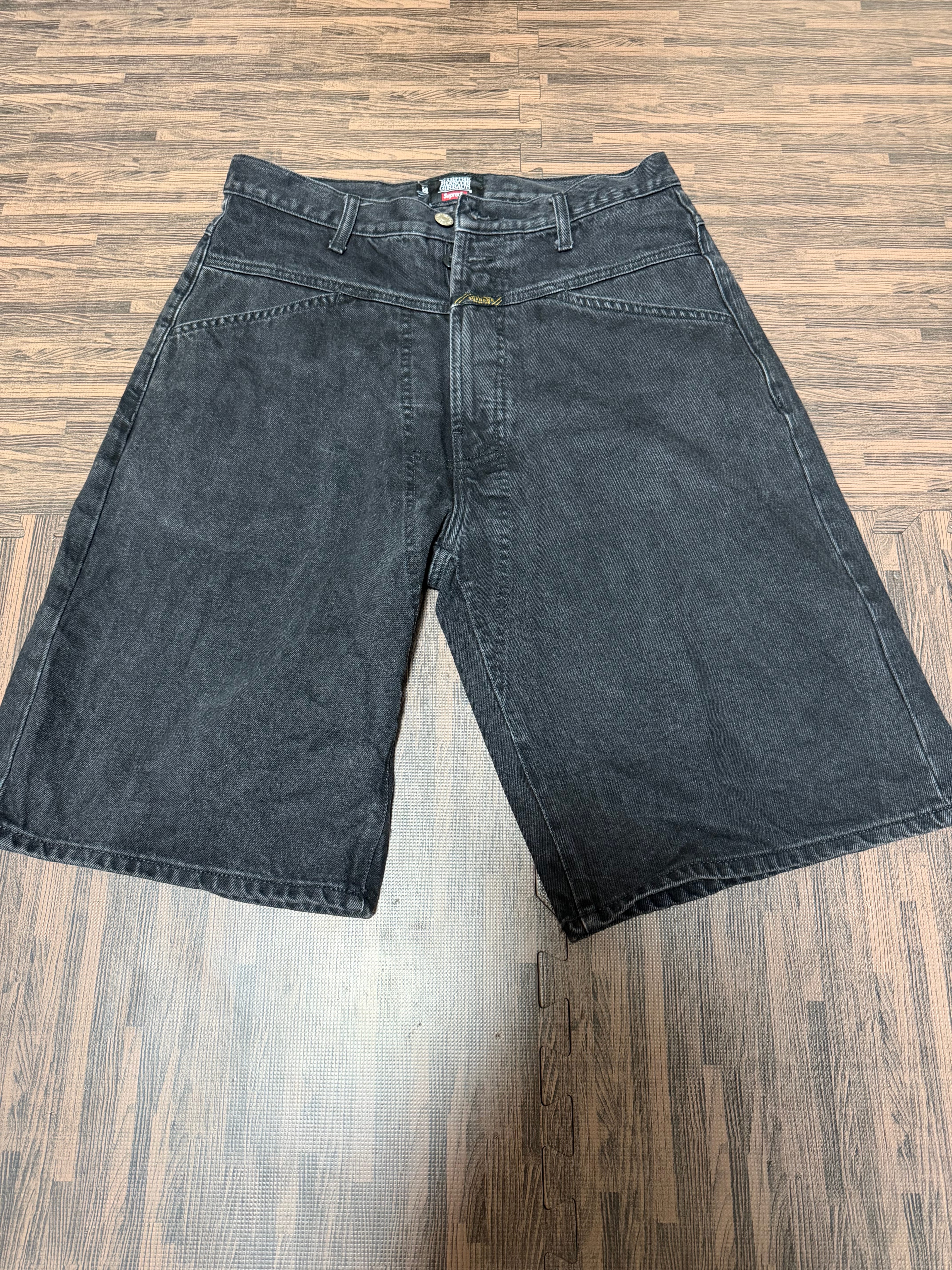 Supreme x Marithe + Francois Girbaud X-Seam Baggy Denim Short "Black"