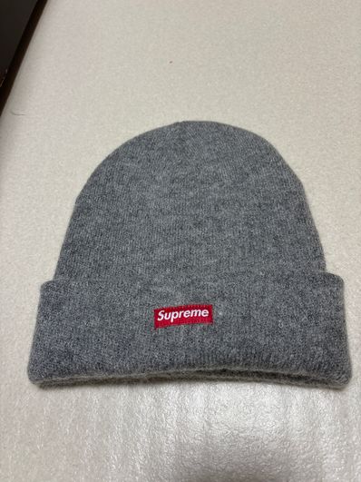 Supreme Mohair Beanie "Heather Grey" (23FW)
