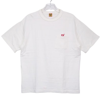 HUMAN MADE ヒューマンメイド HEART POCKET T-SHIRT ハート ポケット Tシャツ ショートスリーブ ホワイト ポケT 半袖 サイズXL