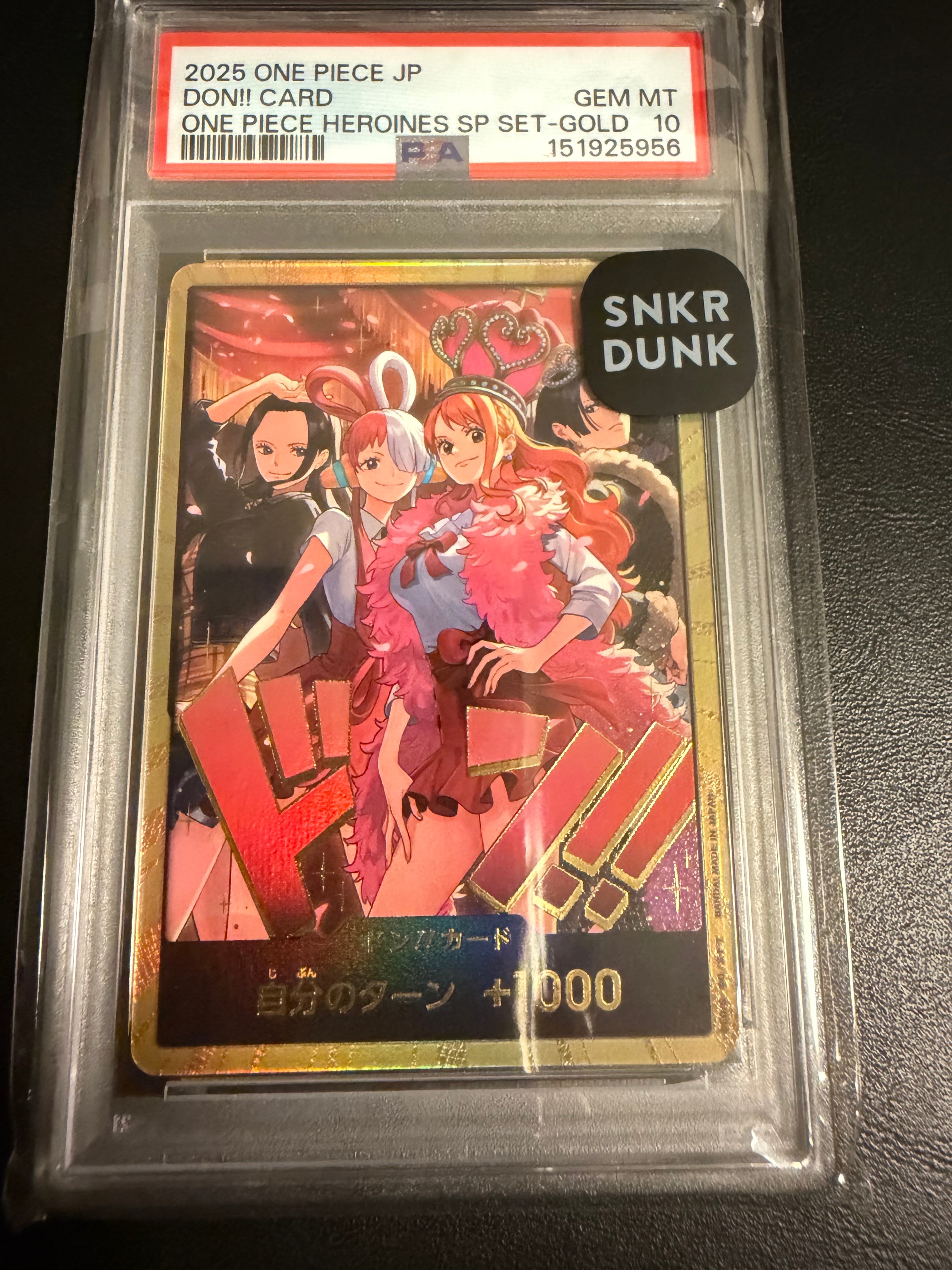 PSA10】ドン!!カード : ロビン&ウタ&ナミ&ハンコック スーパーパラレル