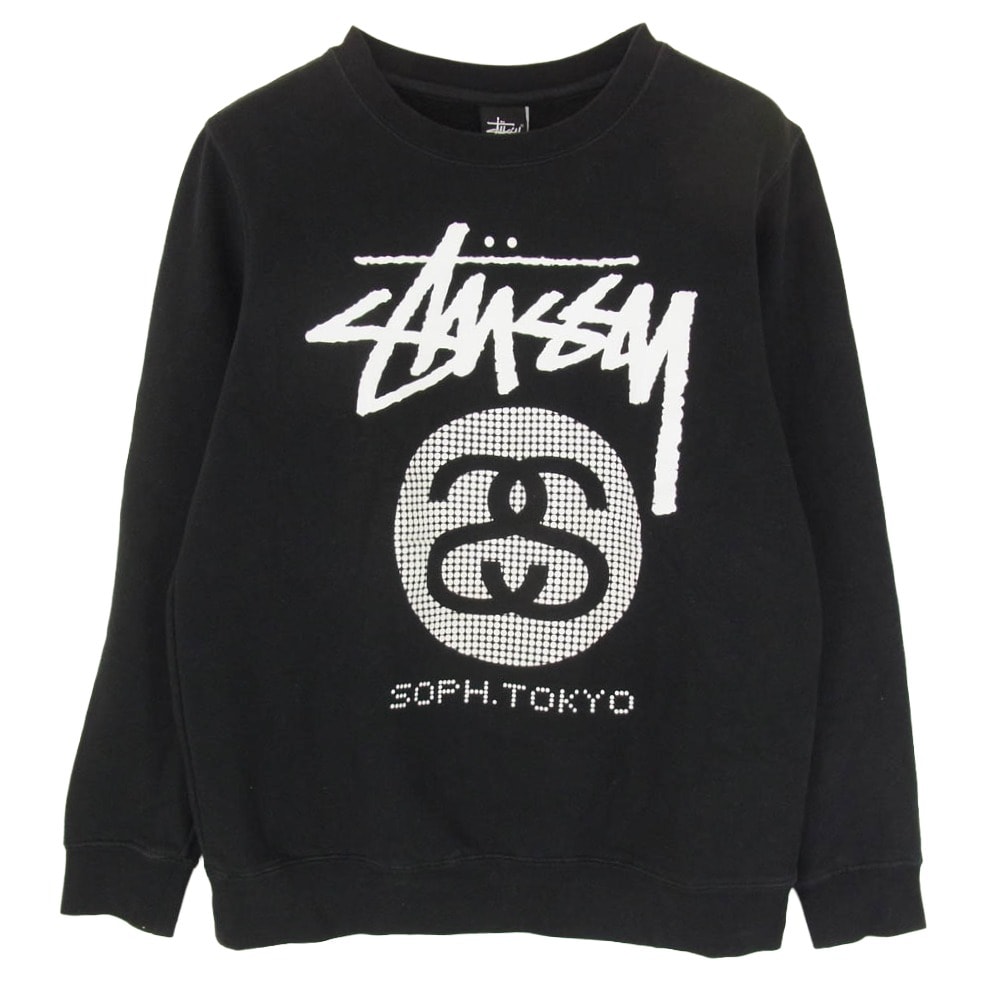 STUSSY ステューシー スウェット SOPH-156198 × SOPHNET.for SOPH.TOKYO 16th ANNIVERSARY 16周年 ソフネット スウェット ブラック系 M【中古】