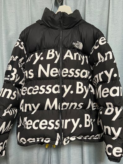 Supreme x The North Face By Any Means Nuptse Jacket "Black"