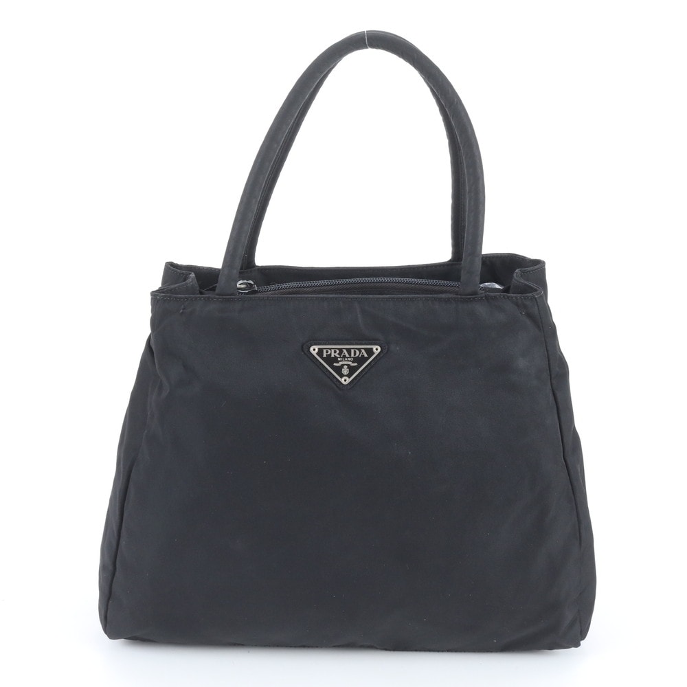 プラダ テスート ナイロントライアングルロゴトート バッグ