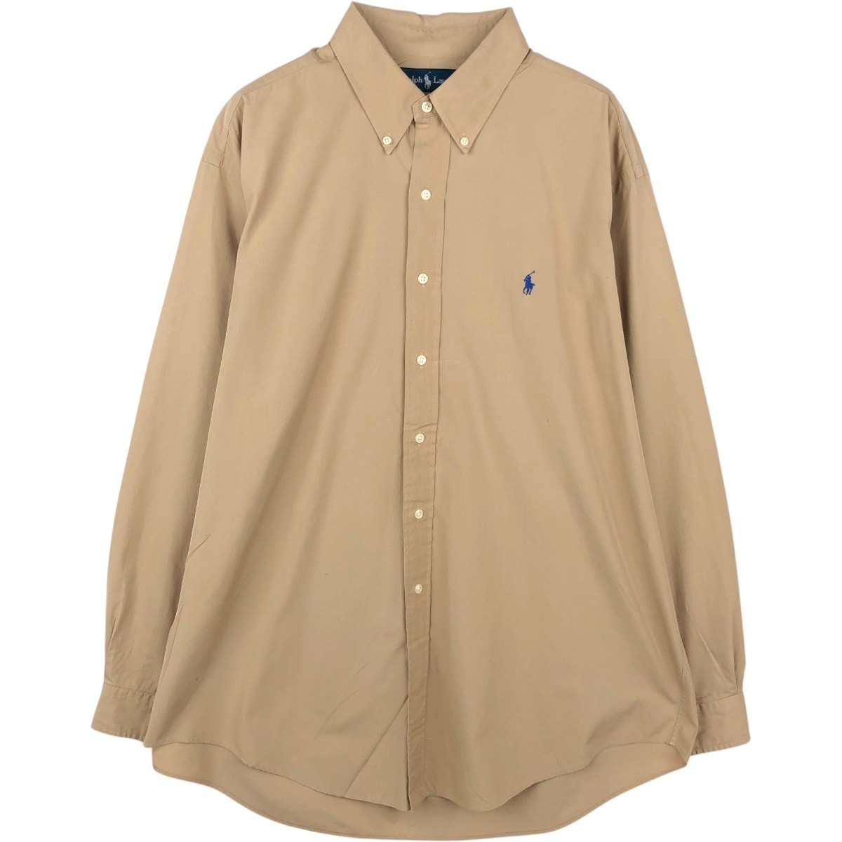 古着 ラルフローレン Ralph Lauren CLASSIC FIT クラシックフィット 長袖 ボタンダウンシャツ メンズXL相当/eaa669002