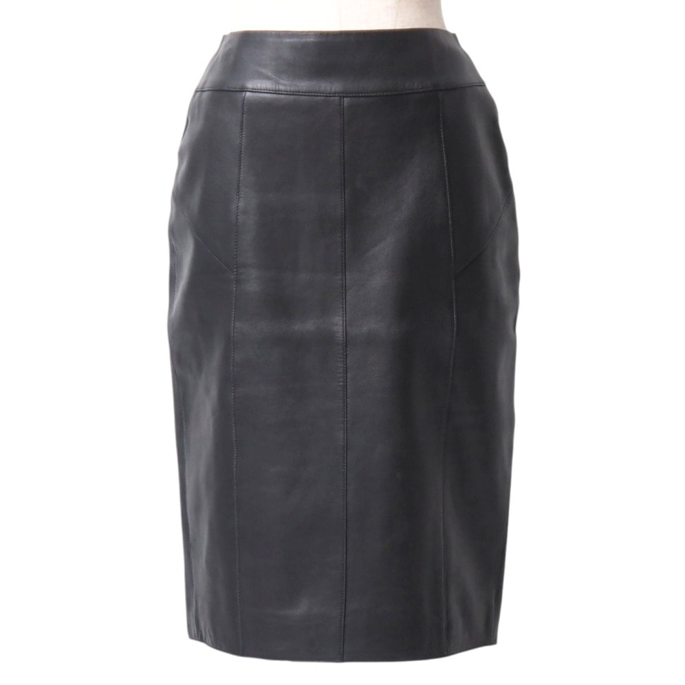 LOEWE ロエベ　スカート　ラムレザー　ヌバック　タイト LOEWE ロエベ スカート ラムレザー ヌバック タイト LOEWE