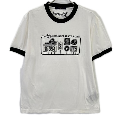 ルイヴィトン 24AW エンベリッシュドコットンTシャツ 1AFXNX XL