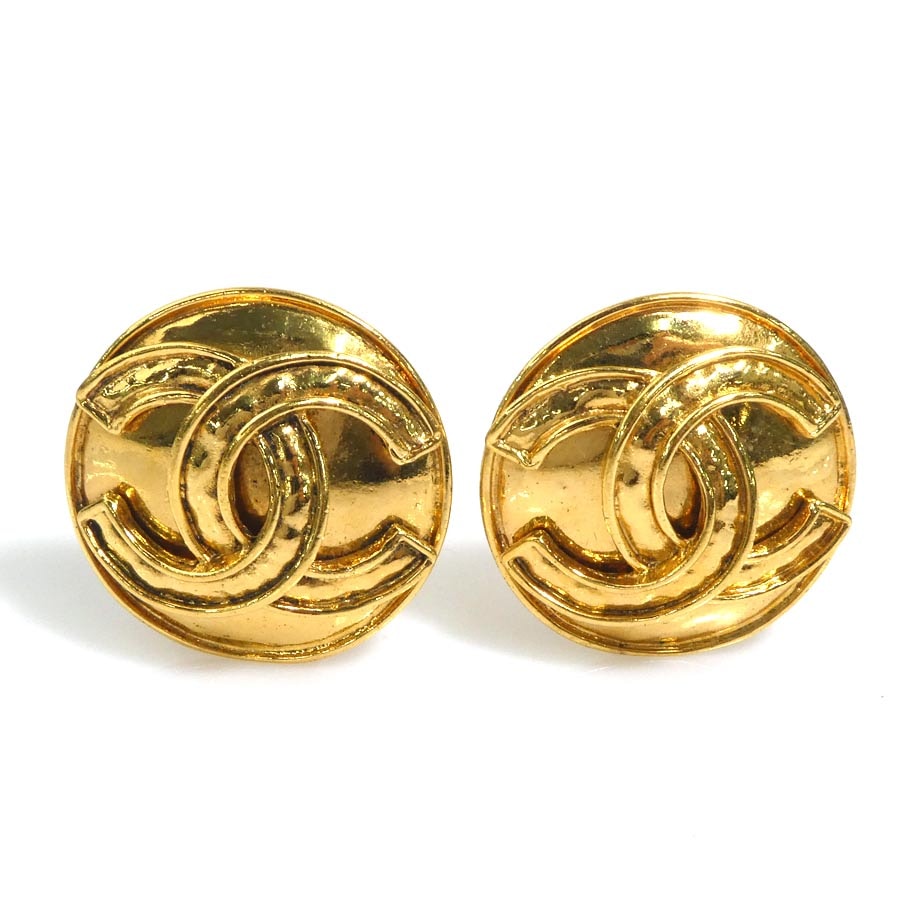 シャネル CHANEL イヤリング ココマーク メタル ゴールド レディース【中古】 e62392i