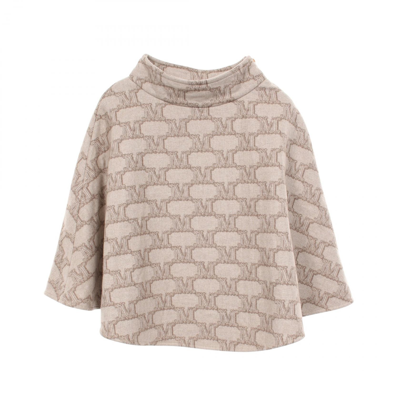 マックスマーラ MAX MARA ポンチョ 衣料品 アウター カシミヤ ウール レディース ベージュ系 【中古】