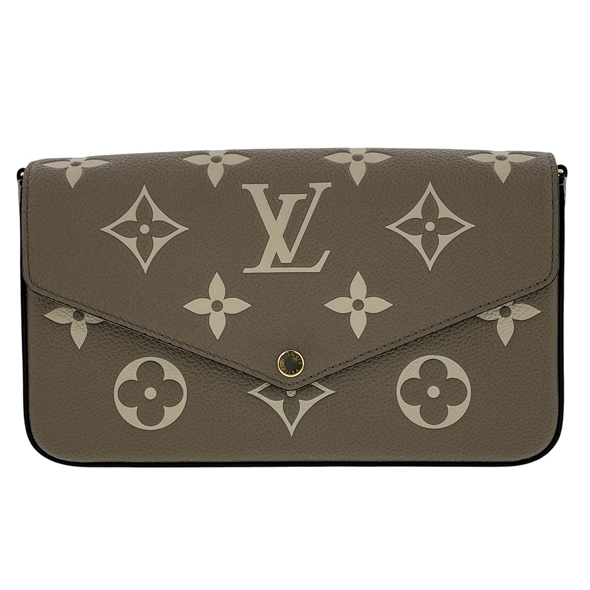 LOUIS VUITTON ルイ・ヴィトン ポシェット フェリシー ショルダーバッグ M82610 モノグラムアンプラント ベージュ  レディース【中古】