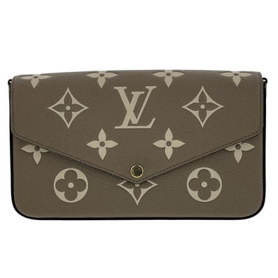 LOUIS VUITTON ルイ・ヴィトン ポシェット フェリシー ショルダーバッグ M82610 モノグラムアンプラント ベージュ レディース【中古】