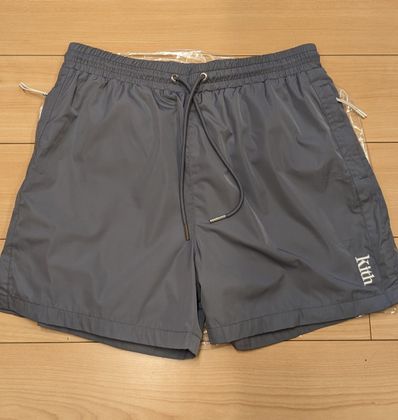 Kith Nylon Active Short "Granite"