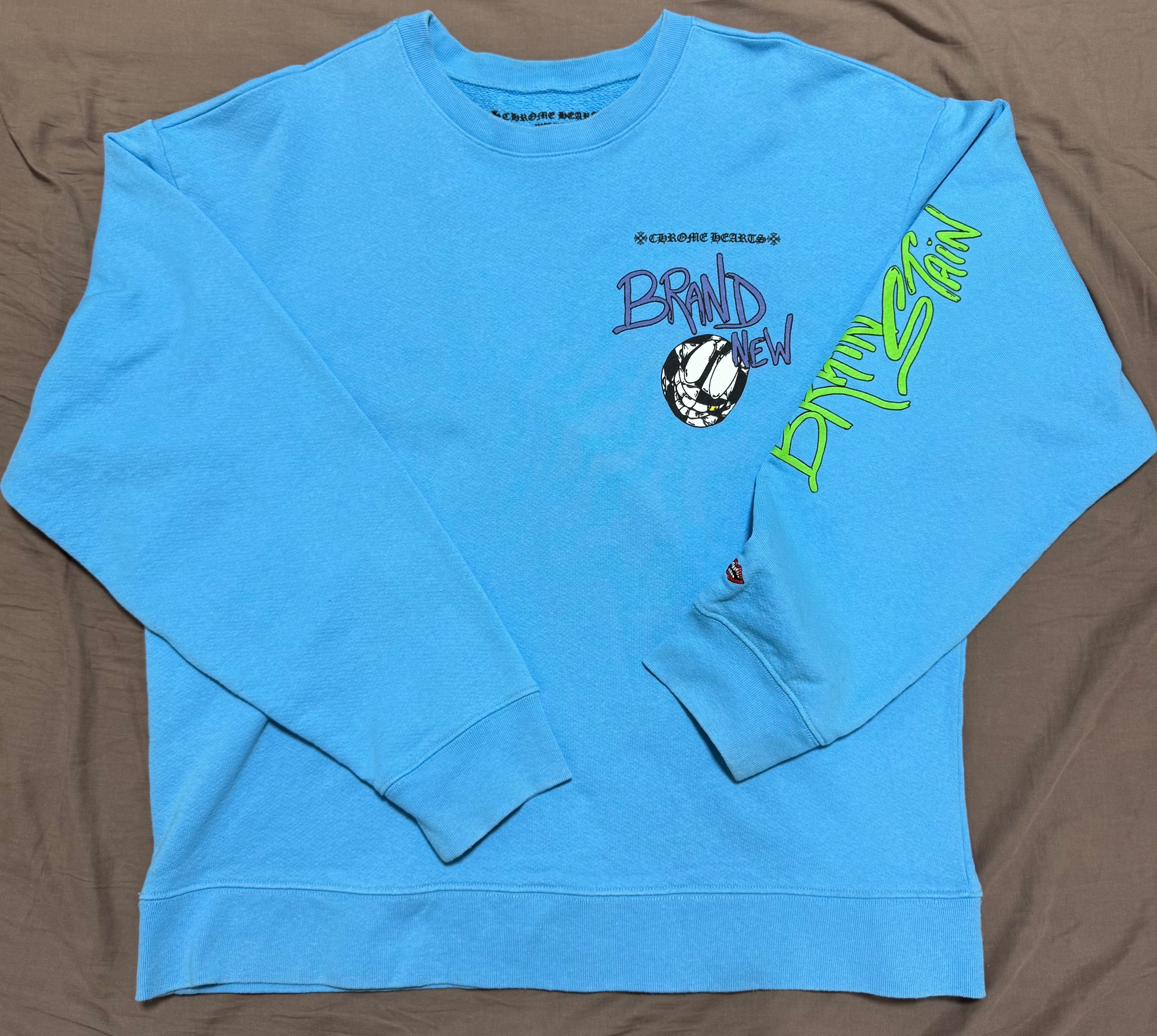 Chrome Hearts Matty Boy Brain New Crew Neck Sweat "Blue"