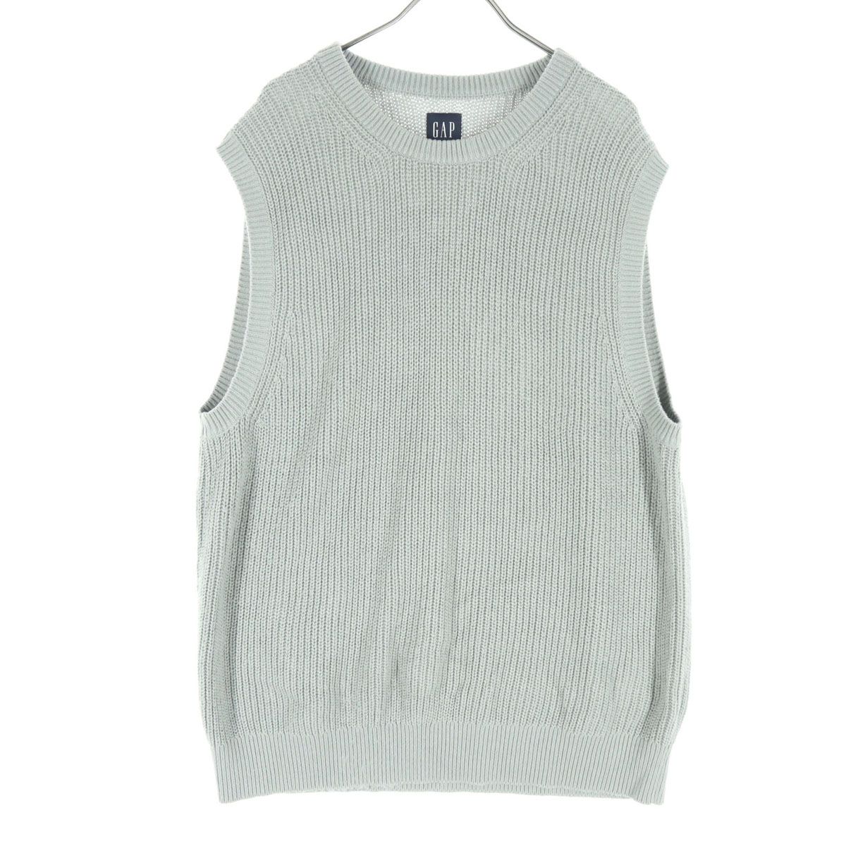 GAP ギャップ ニットベスト M グレー