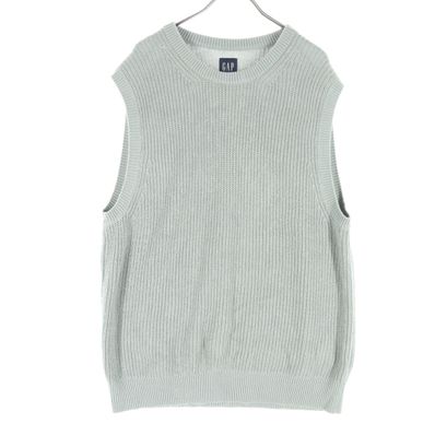 GAP ギャップ ニットベスト M グレー