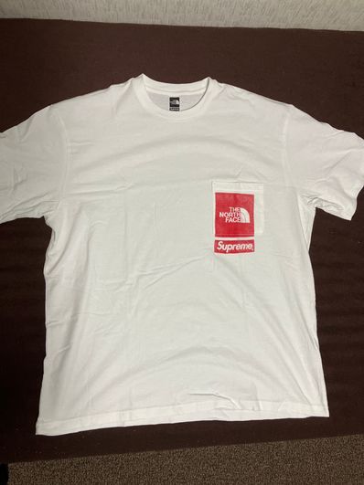 Supreme x The North Face Printed Pocket Tee "White"