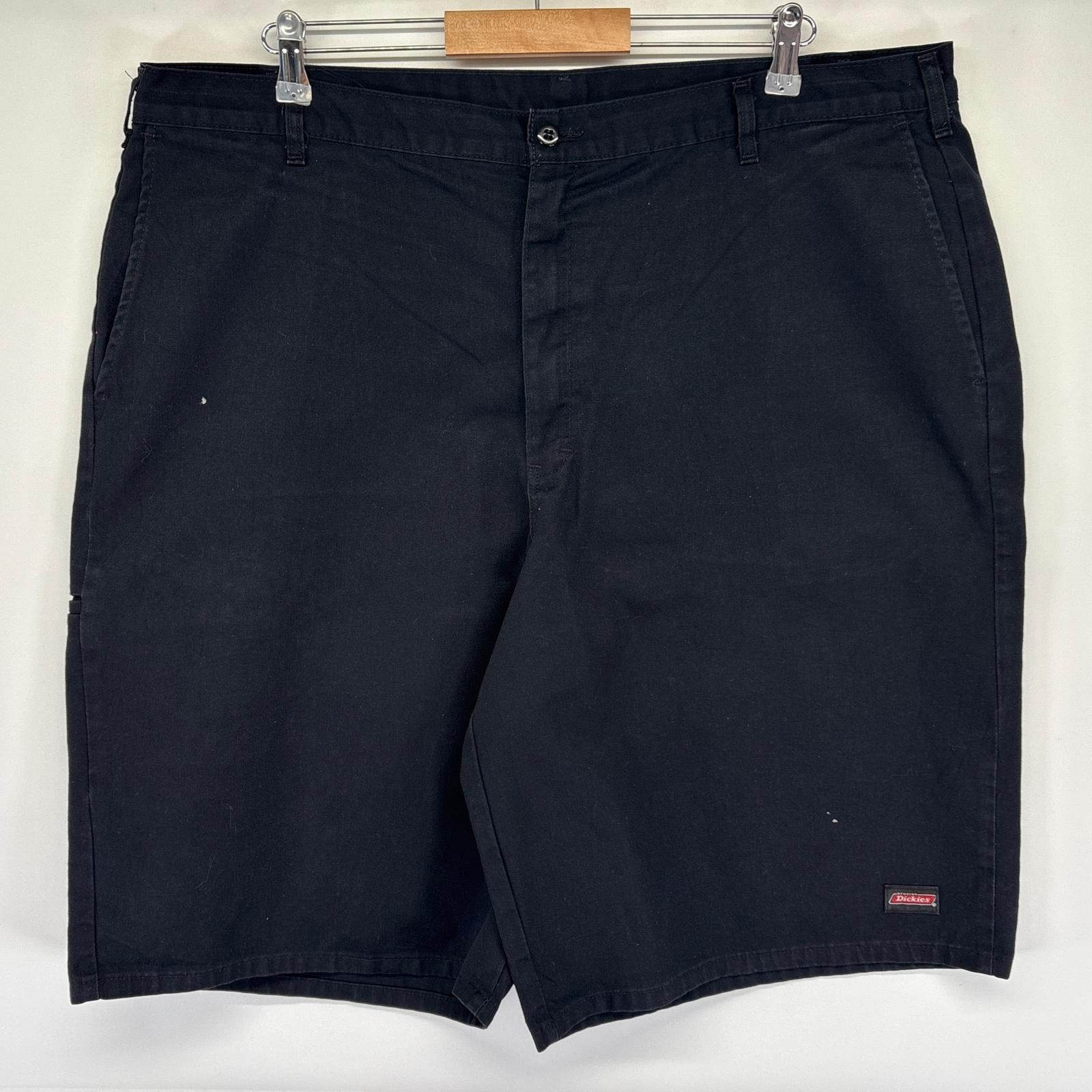 古着 ディッキーズ Dickies ショートパンツ ワーク ハーフ 短パン ワンポイントロゴ 半ズボン  ブラック メンズ