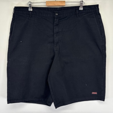 古着 ディッキーズ Dickies ショートパンツ ワーク ハーフ 短パン ワンポイントロゴ 半ズボン ブラック メンズ