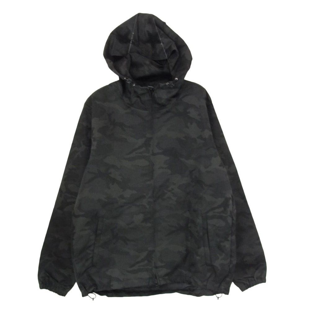 uniform experiment ユニフォームエクスペリメント ジャケット 16AW UE-167043 ZIP BLOUSON スター カモ 迷彩 フーデッド マウンテンパーカー ジップ ブルゾン ジャケット ブラック系 2【中古】