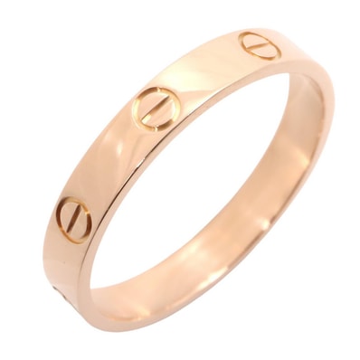 カルティエ CARTIER ミニラブリング リング・指輪 ジュエリー K18PG(ピンクゴールド) メンズ レディース ゴールド系 B4085200 【中古】