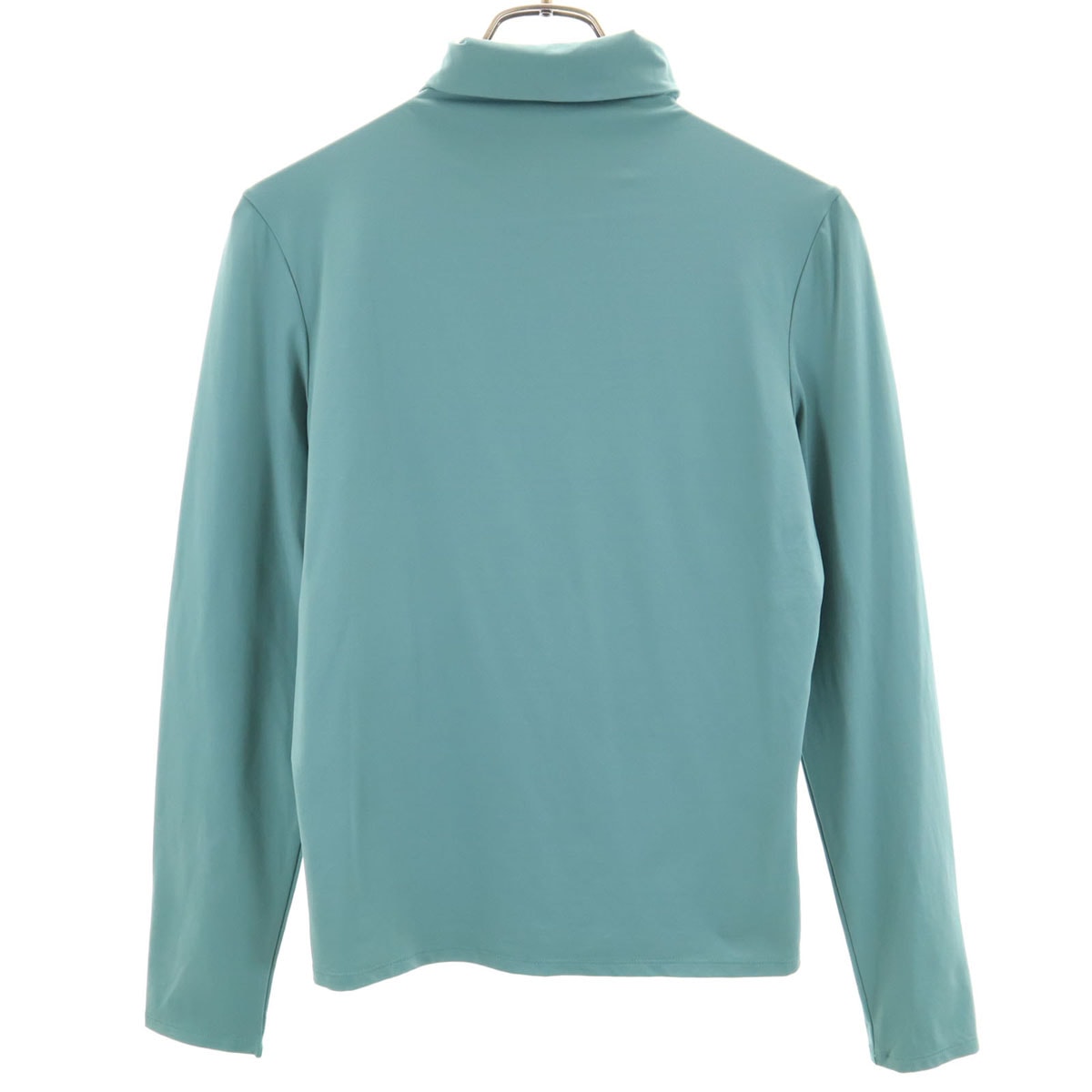 ARMANI EXCHANGE アルマーニエクスチェンジ 90s オールド 長袖 ハイネック カットソー L グリーングレー系 ストレッチ