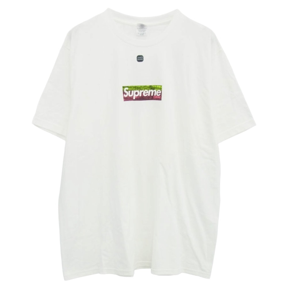 Supreme シュプリーム Tシャツ 25SS Los Angeles Fire Relief Box Logo Tee ロサンゼルス ロサンゼルス ファイヤー リリーフ ボックスロゴ 半袖 Tシャツ ホワイト系 XL【極上美品】【中古】