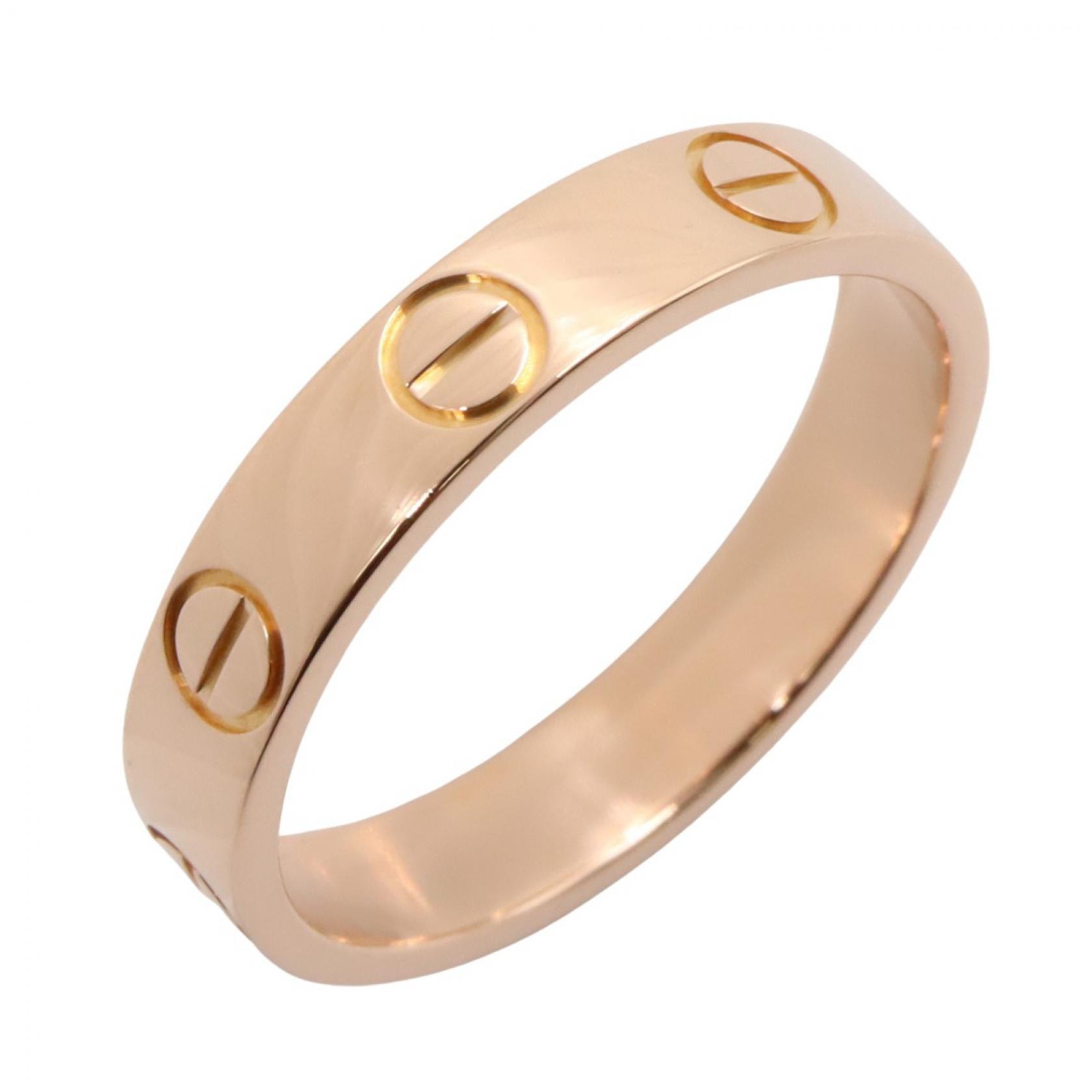 カルティエ CARTIER ミニラブリング リング・指輪 ジュエリー K18PG(ピンクゴールド) レディース ゴールド系 B4085200 【中古】