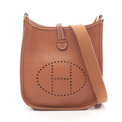 エルメス HERMES エヴリンTPM アマゾン ゴールド ショルダーバッグ バッグ レザー トリヨンクレマンス ゴールド Y刻印(2020年製造) レディース ブラウン系 【中古】