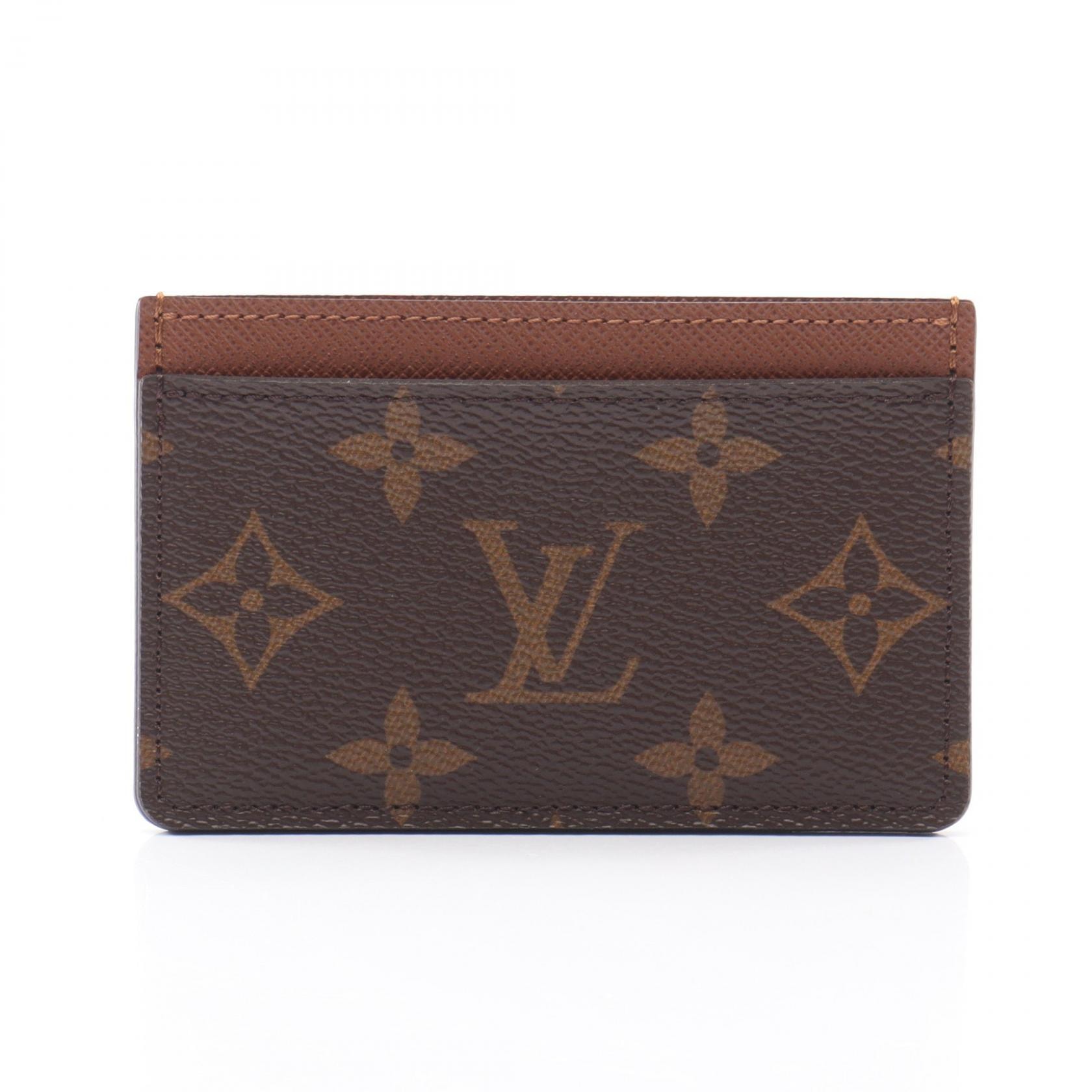 ルイ・ヴィトン LOUIS VUITTON ポルトカルト サーンプル モノグラム カードケース アクセサリー レザー PVC メンズ レディース ブラウン系 M61733 【中古】