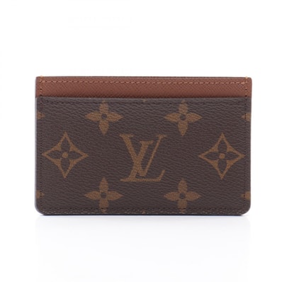 ルイ・ヴィトン LOUIS VUITTON ポルトカルト サーンプル モノグラム カードケース アクセサリー レザー PVC メンズ レディース ブラウン系 M61733 【中古】