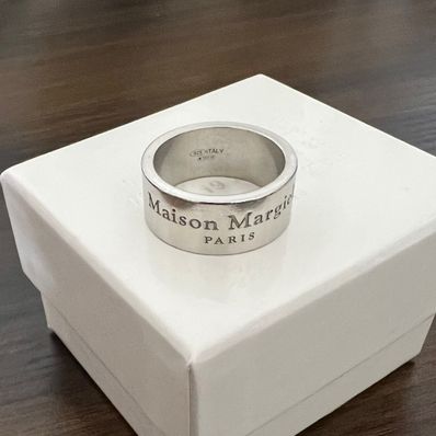 Maison Margiela Large Logo Ring "Silver"