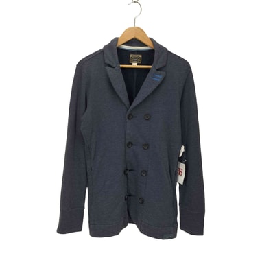 スウェットダブルブレストテーラードジャケット【1142342441871】