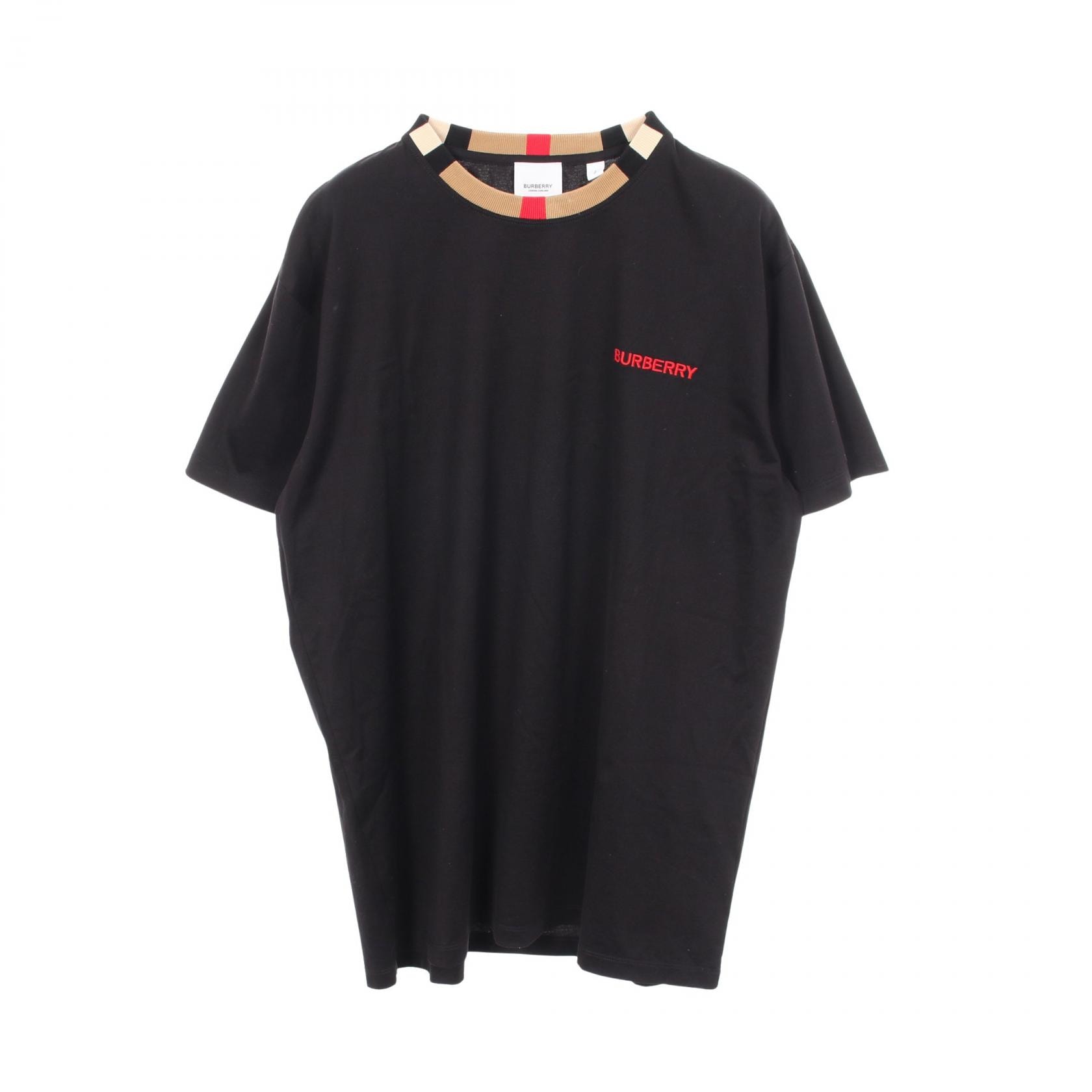バーバリー BURBERRY 半袖Tシャツ 衣料品 トップス コットン メンズ ブラック系 / ベージュ系 / レッド系 【中古】