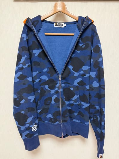 A BATHING APE COLOR CAMO TIGER FULL ZIP HOODIE
