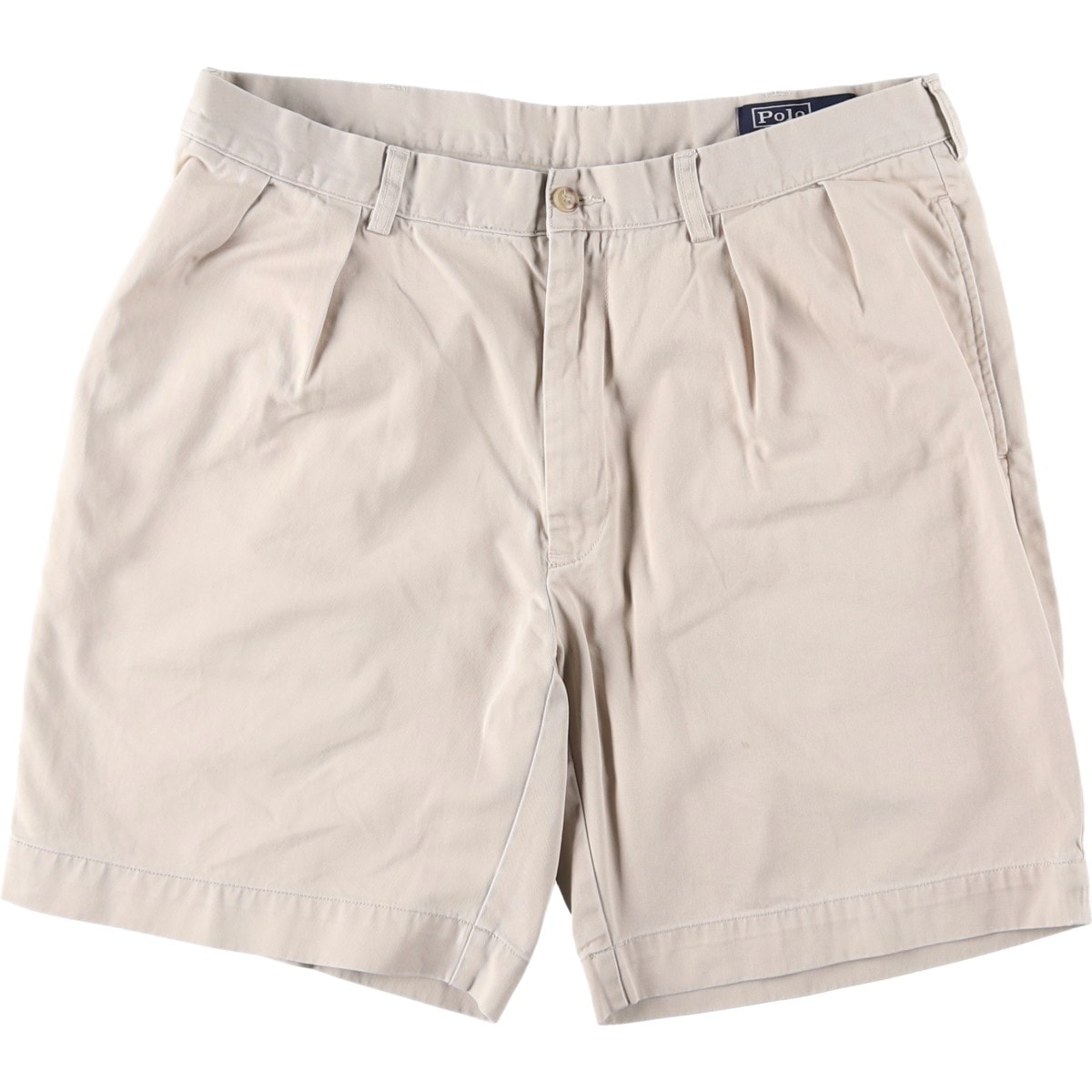古着 ラルフローレン Ralph Lauren POLO by Ralph Lauren CLASSIC FIT PLEATED 9" ツータック チノショーツ ショートパンツ メンズw36相当/eaa647343