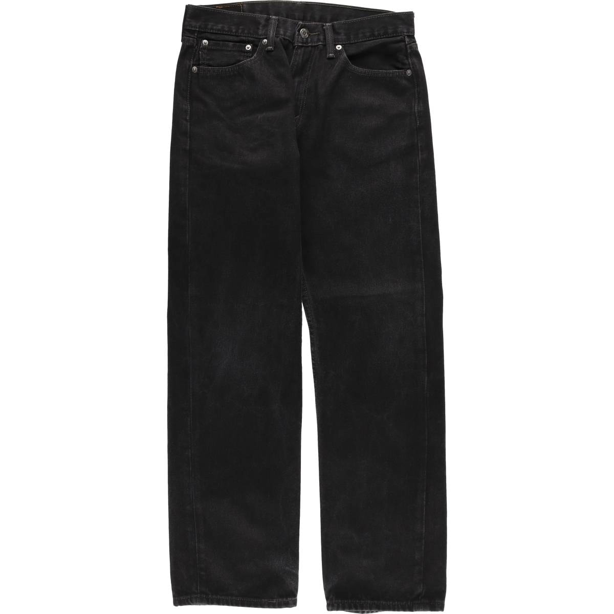 古着 リーバイス Levi's 505 ブラックデニム テーパードデニムパンツ メンズw32相当/eaa459342