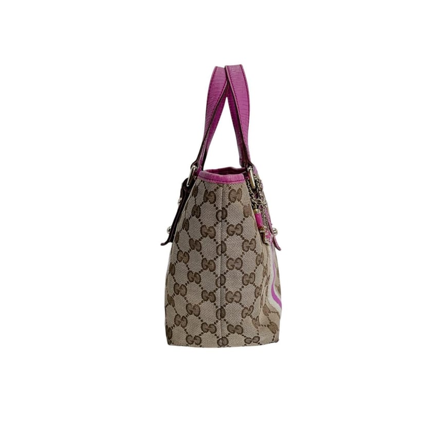 D (傷や汚れあり)】グッチ GUCCI チャーム付き 139261 GGキャンバス D (傷や汚れあり)】グッチ GUCCI チャーム付き 139261 GGキャンバス